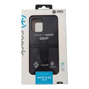 H2. Speck ImpactHero Grip Case for Moto G 5G (2023) -‎ Black/Gray